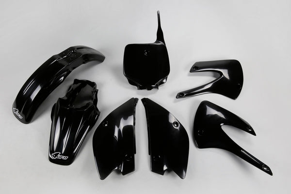 Kit di plastica ufo nero kawasaki kx86 kakit214@001