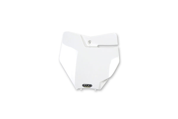 UFO Numero frontale Plate White KTM KT04063#047