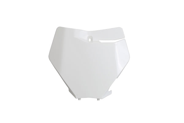 UFO Numero frontale Plate White KTM SX/SX-F KT04094#047