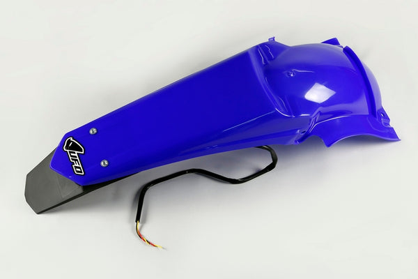 UFO Fender posteriore e supporto per targhe posteriori /W Light Reflex Blue Yamaha WR450F /250F YA03889#089
