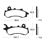 TECNIUM ORGANIC BRAKE PASS - ME464 (per Nissin Caliper) 1090542