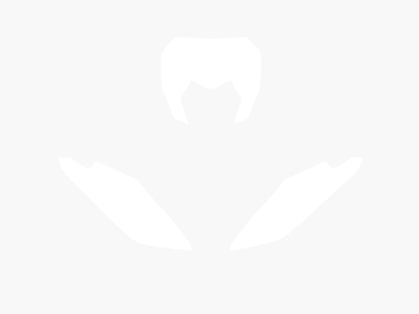 Adesivi a piastra nera White Fantic XX 3F00/000005