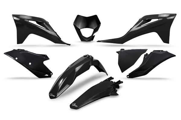 Kit di plastica UFO Black Gas Gas EC GGKIT703@001