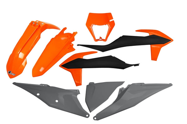 Kit di plastica UFO Colore OEM (2021) KTM EXC/Exc-F KTKIT527@999x