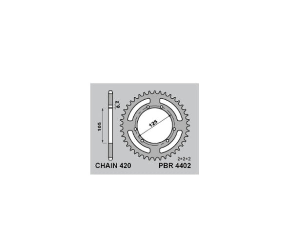 PBR STANDARD REATY RASCRY 4402 - 420 4402 47 F.