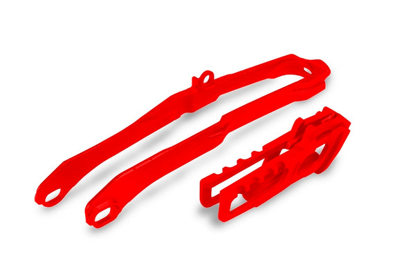 Slider a catena UFO + Guida a catena - Red Honda CRF250/450R/RX HO05611@070