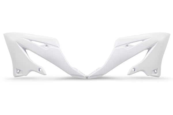 Coperture per radiatori UFO - Yamaha bianco YZ125/250 Ya04876#046