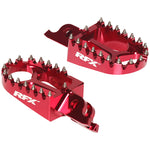 RFX Pro Footrests - Red FXFR5030099RD