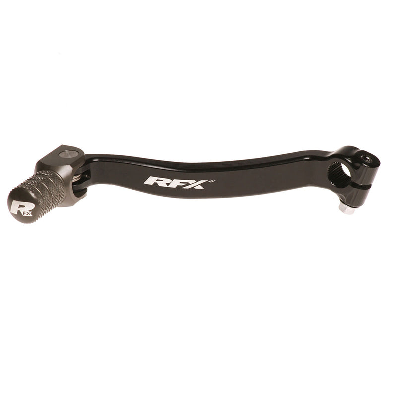 Pedale per ingranaggi RFX Flex+ Factory Edition (titano anodizzato nero/duro) - Kawasaki KXF250 FXGP2110199HA