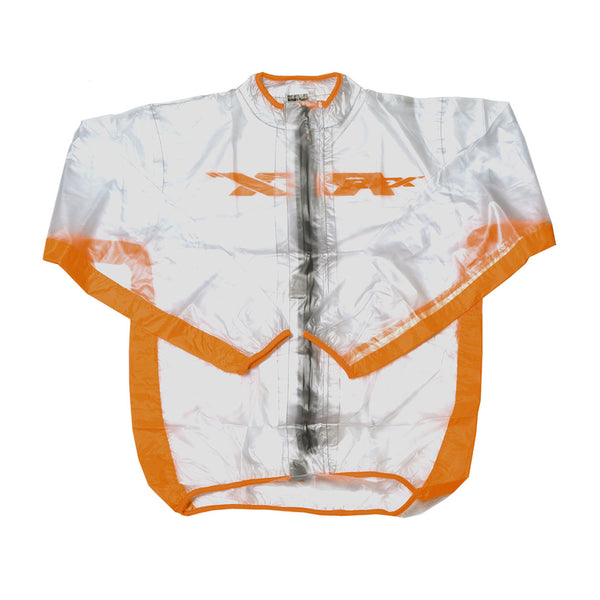 RFX Sport Wet Jacket (Clear/Orange) Size Youth Size M (8-10) FXWJ101YM55or