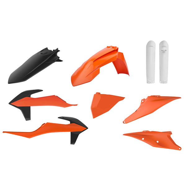 Kit di plastica di polizia OEM Colore OEM - KTM Exc/Exc -f 91015