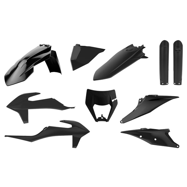 Kit di plastica portuale della polizia Black - KTM Exc/Exc -f 91017