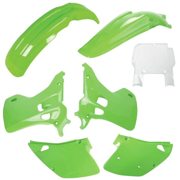 Port Port Plastic Kit OEM Color - Kawasaki KX 125/250 91337