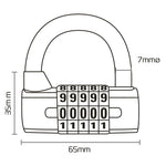 Oxford 5-Digit Combination Padlock LK102