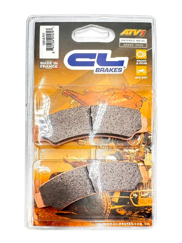 CL BRAKES ATV Sintered Metal Brake pads - 1261ATV1 1261ATV1