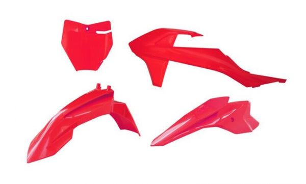 RaceTech Plastic Kit 4 parti-rosso R-Kitktm-RG0-050