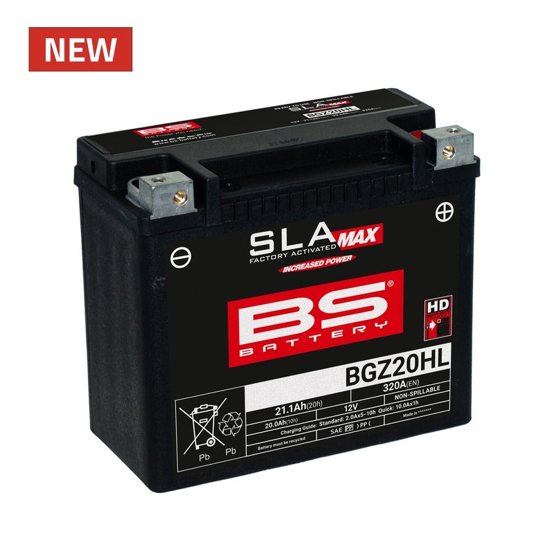 BS Battery SLA MAX Battery Manutenzione Attivata in fabbrica - BGZ20HL