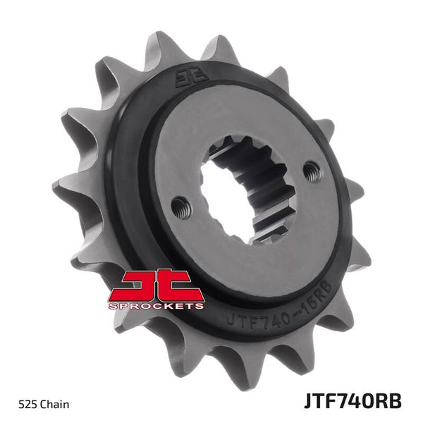 JT Sprock's Steel Noise -Free Front Sprock 740 - 525 JTF740.15RB
