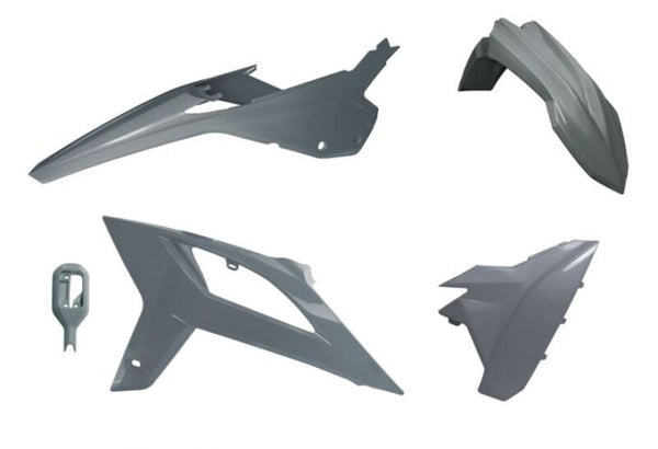 Racetech Plastic Kit 4 parts-Replica Gray to Beta (R-Kitbet-Gr0-520)