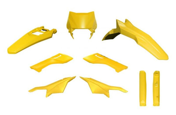 Kit di plastica racetech 6 parti giallo R-KITS-GI0-624