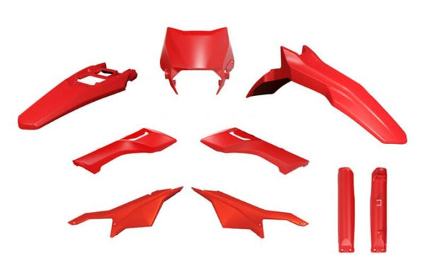 Kit di plastica Racetech 6 parti-rosse R-KITS-RS0-624