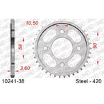 Spropet posteriore in acciaio AFAM Standard 10241 - 420