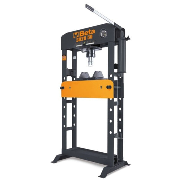 Pressa idraulica beta con pistone in movimento e paranco - 50T 3028 50