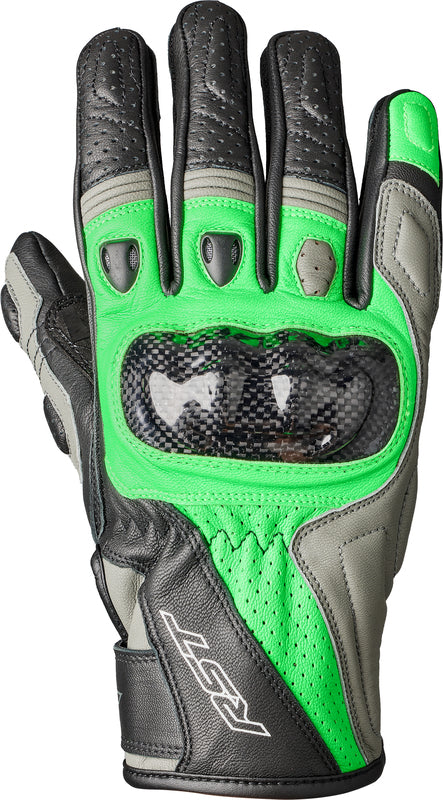 RST STUNT 3 CE GLOVES - Neon Green 102123NEO -11