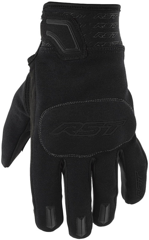 RST GLOVES RIDER CE TESSILI MISTATI - MATT BLACK 102100BLK2-09