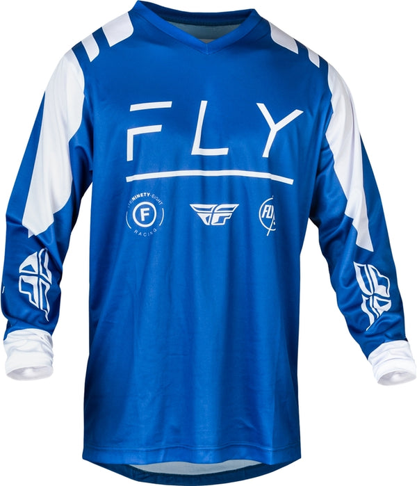 Fly Racing F-16 Jersey-True Blue/White 377-924S