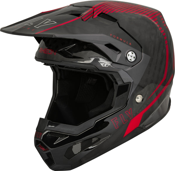 Fly Racing Formula Carbon Tracer Helmet - rosso/nero 73-443xs