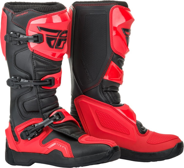 Fly Racing Maverik Stivali - rosso/nero 364-67307