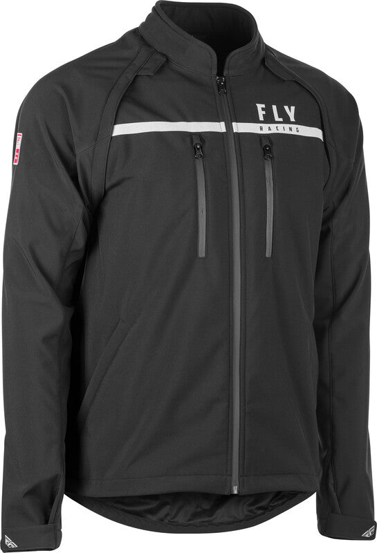 Fly Racing Patrol Softshell Giacca - Nero 373-680