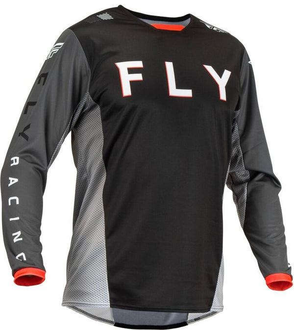 Fly Racing Kinetic Kore Jersey Black/Grey MD 376-420m