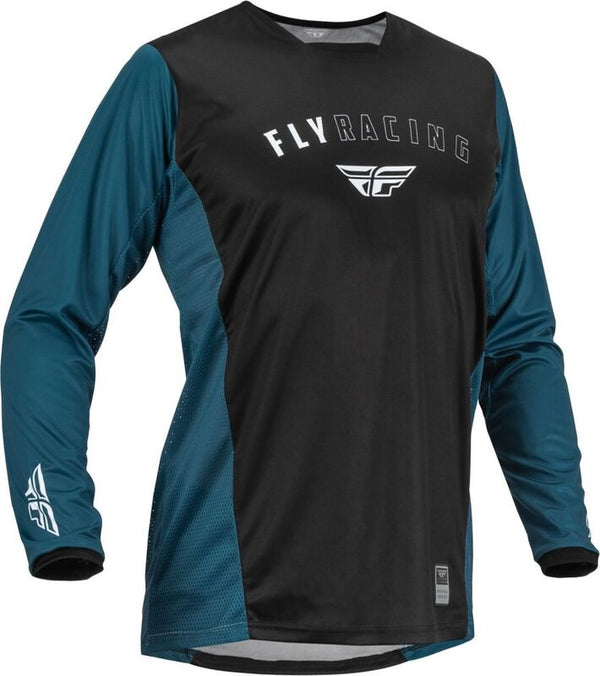 Fly Racing Patrol Jersey - Blu Slate/Nero 376-652M