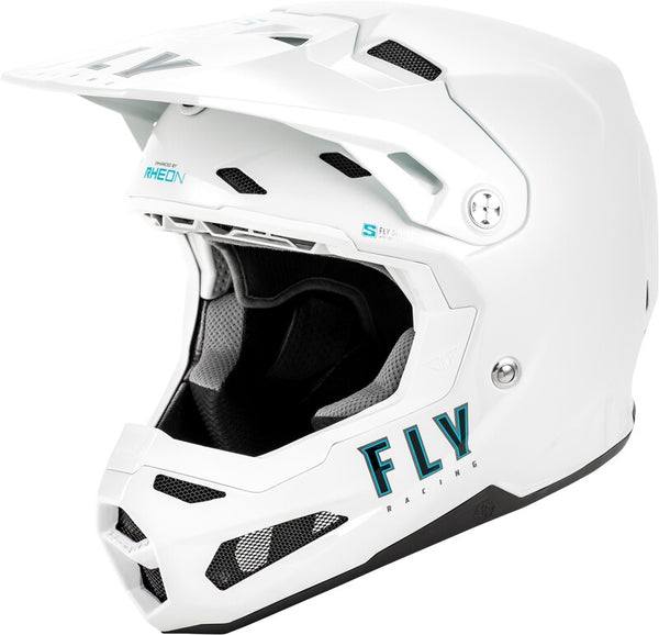 Fly Racing Formula's Carbon Solid Helmet - bianco 73-4494x