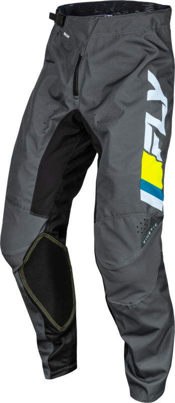 Fly Racing Kinetic Youth Pants-Ice Gray/Charcoal/Hi-Vis 377-43122