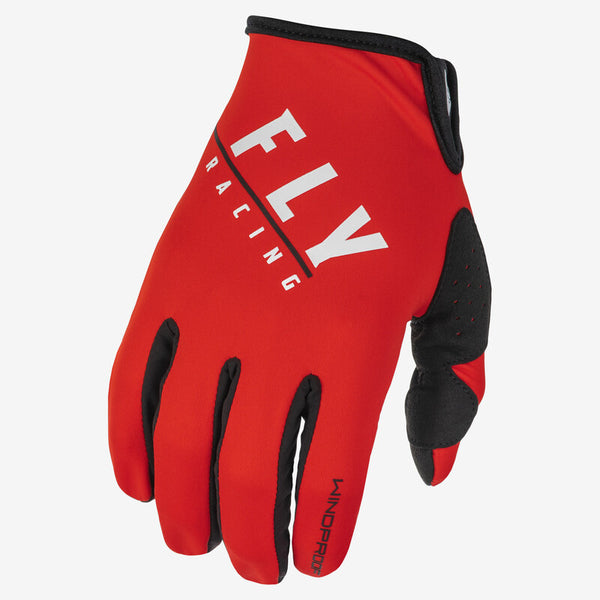 Fly Racing Windproof Gloves - Red 371-14309