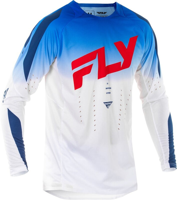 Fly Racing Evolution DST Jersey - rosso/bianco/blu 378-123m