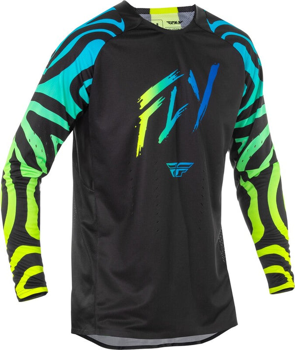 ESCAPLA EVOLUZIONE DELLA RACE DST S.E. Zen Jersey-Black/Blue/Hi-Vis 378-124s
