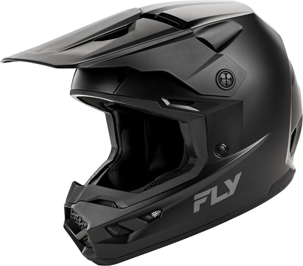 Fly Racing Kinetic Solid Youth Helmet - opaco nero 73-8673yl