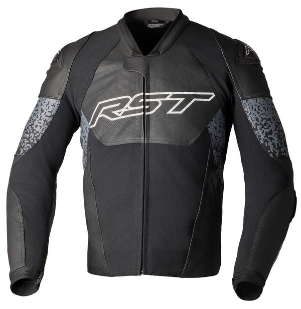 RST in pelle MC-Jacket Pro Series SuperSport-K Nero /Grigio