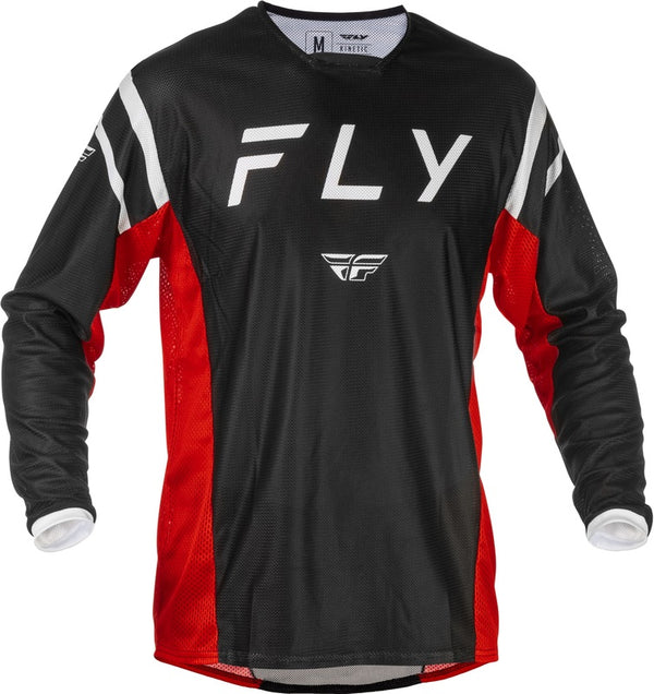 Fly Racing Kinetic Mesh Jersey - nero/rosso 379-316m