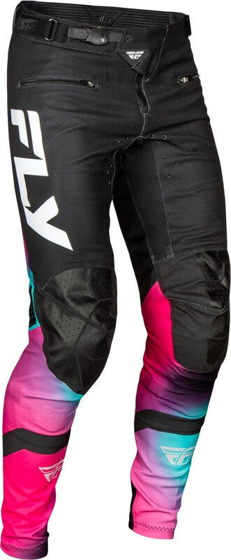 Fly Racing Rayce Bicycle Youth Pants - Fuschia/Black/Teal 378-06124