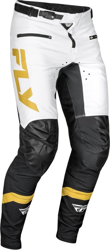Fly Racing Rayce Bicycle Youth Pants - bianco/nero/oro 378-06526