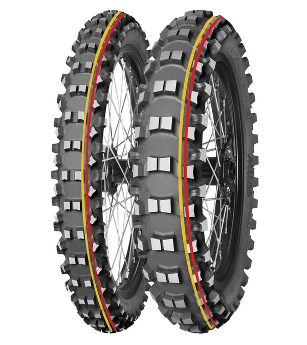 Mitas Tire Terra Force-MX SM 80/100-21 NHS 51M TT da morbido a medio rosso giallo