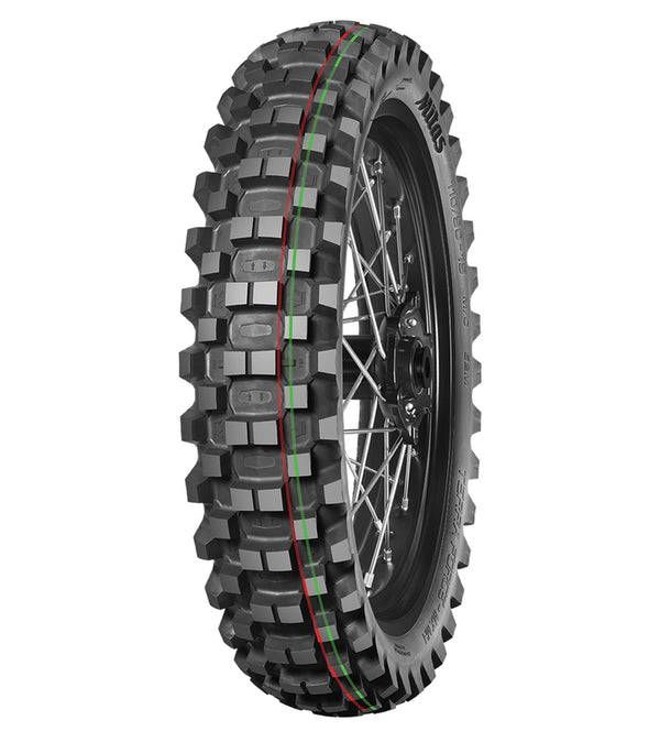 Mitas Tire Terra Force-MX MH 100/90-19 57M TT TERNIO DI MEDIO HARD ROSSO NHS verde rosso