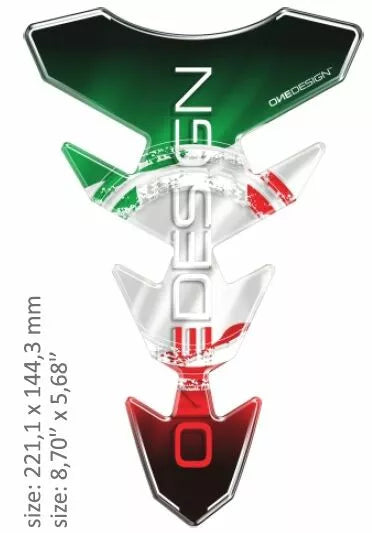 Onedesign Tank Pad bandiera italiana Slim cGexs77p
