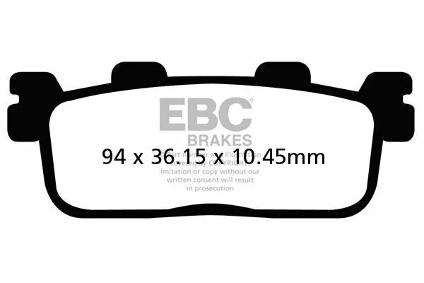 Brake pad EBC HH Sint Scooter SFA607HH
