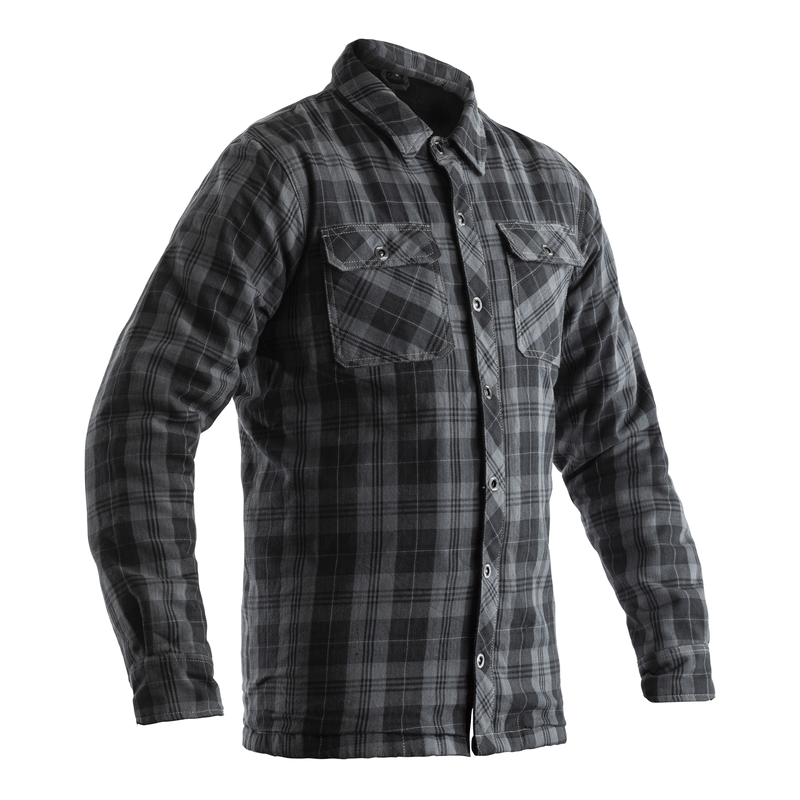 RST Kevlar MC Shirt Lumberjack nero